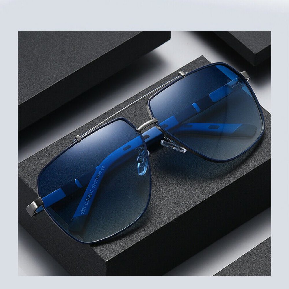 Blue Len’s Pilot Style Polarized Sunglasses
